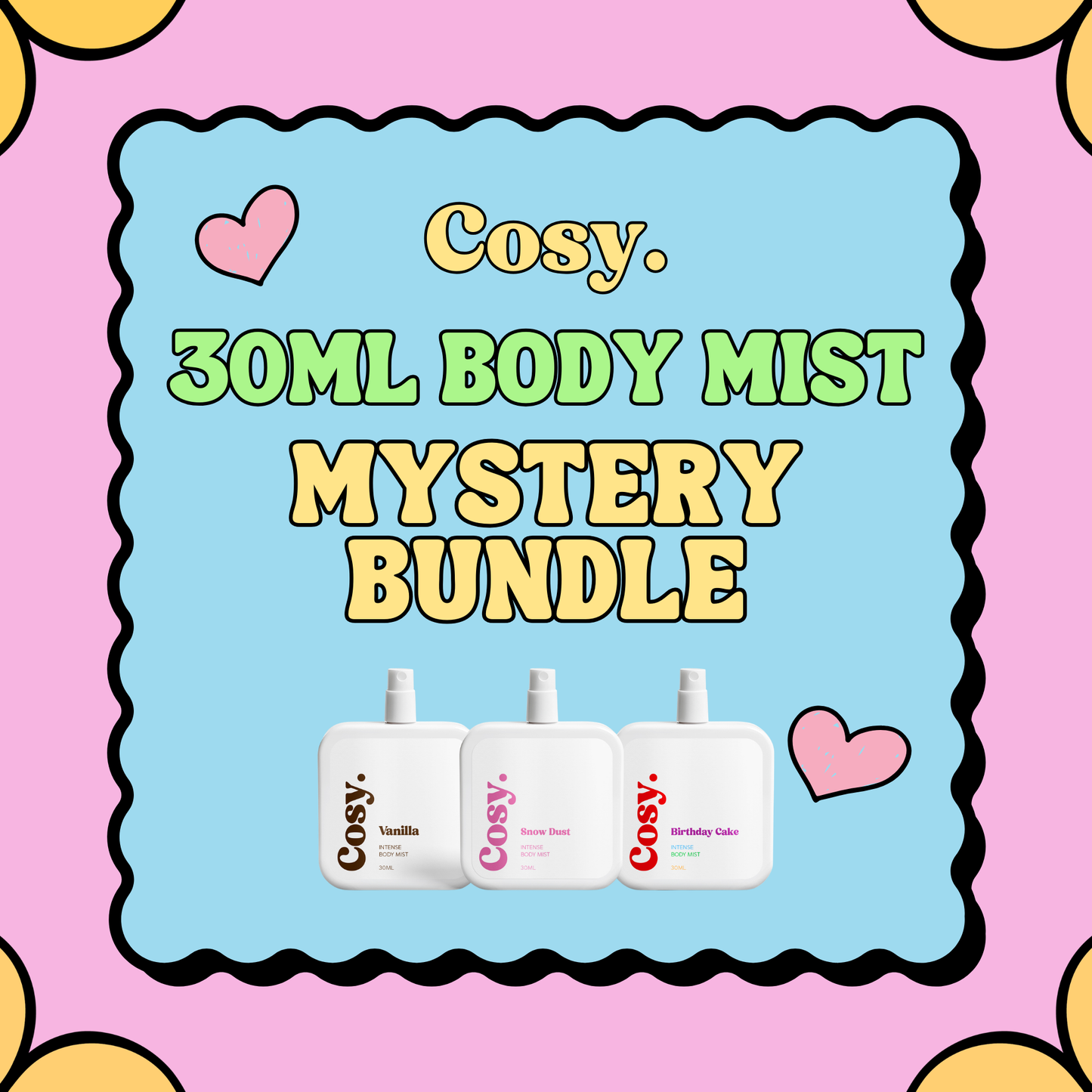 30ml Body Mist Mystery Bundle - 10 Bottles
