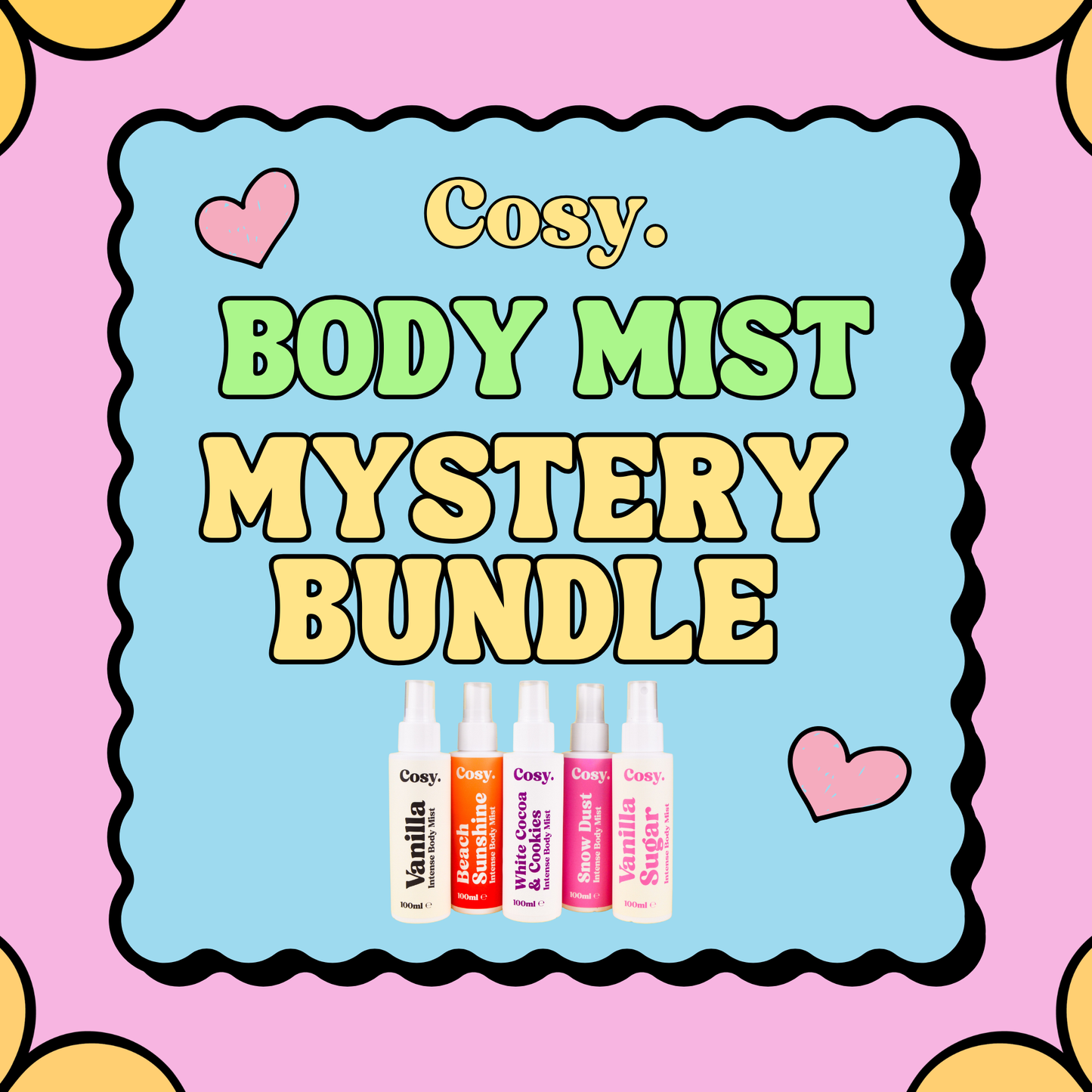 100ml Body Mist Mystery Bundle - 5 Bottles