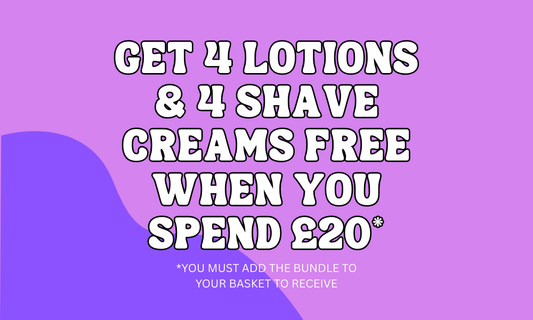 4 Lotions & 4 Shave Creams